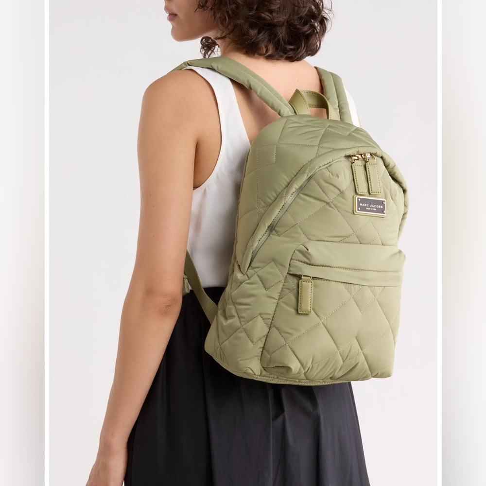 Marc Jacobs Quilted Nylon School Backpack Womens